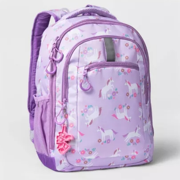Kids' Adaptive 17" Backpack Unicorn - Cat & Jack - Picture 3 of 4